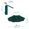 Ομπρέλα Χειροποίητη Αυτόματη Αντιανεμική Original Duckhead Green Forest Handmade Umbrella  Αξεσουάρ